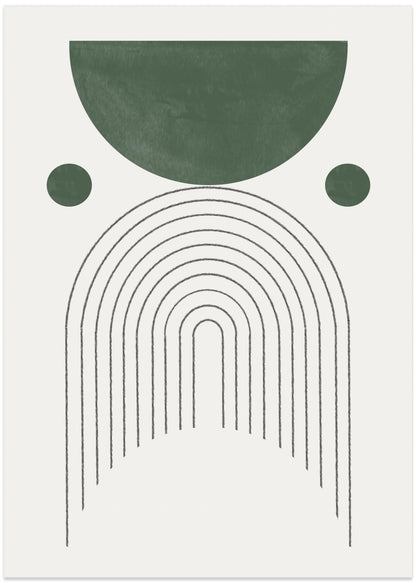 Century Modern / Green Watercolor Balance