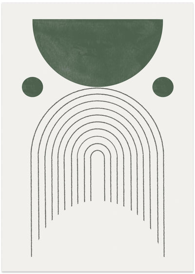 Century Modern / Green Watercolor Balance