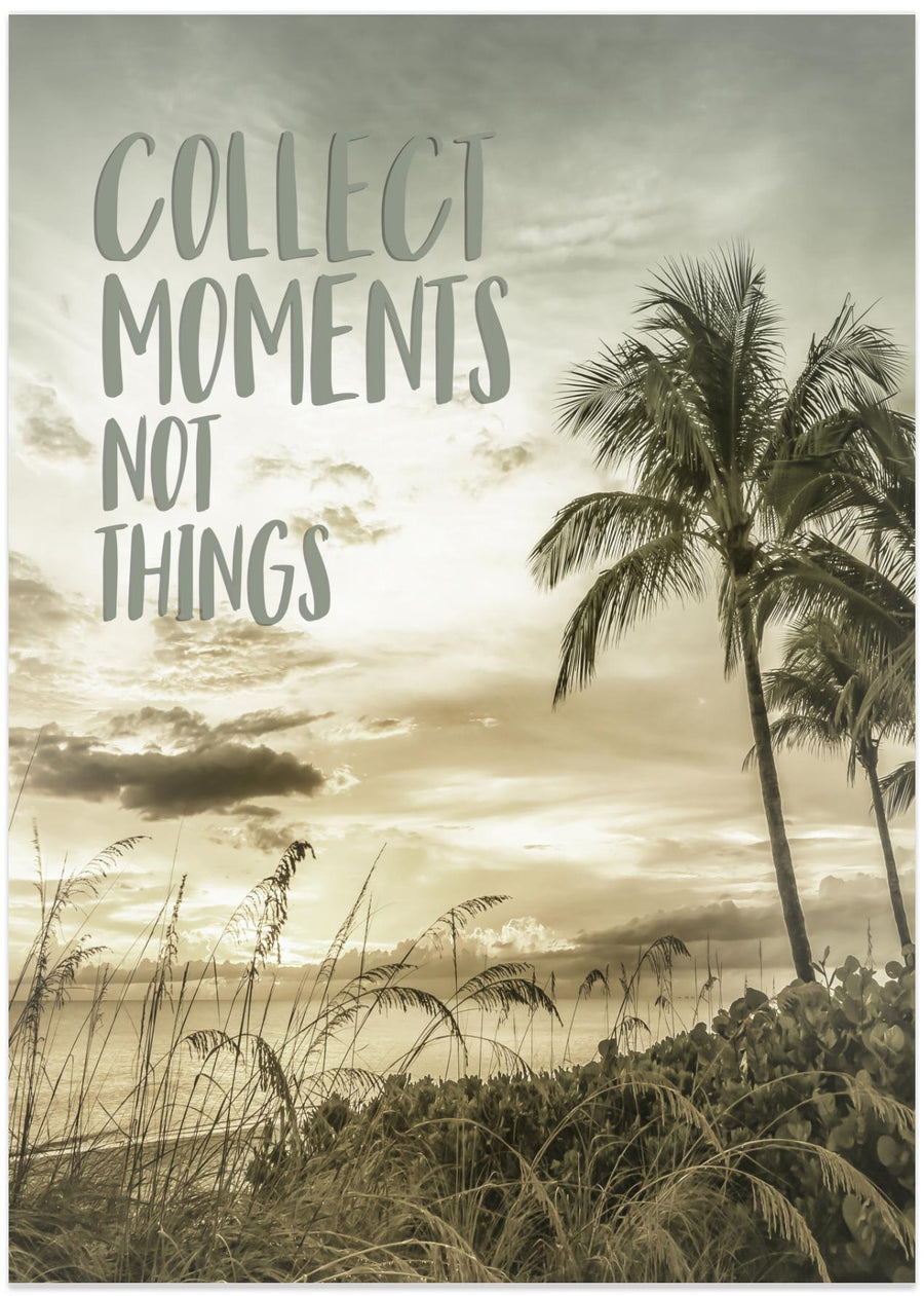 Collect moments not things | Sunset