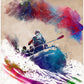 Sport Boats Rafting Art