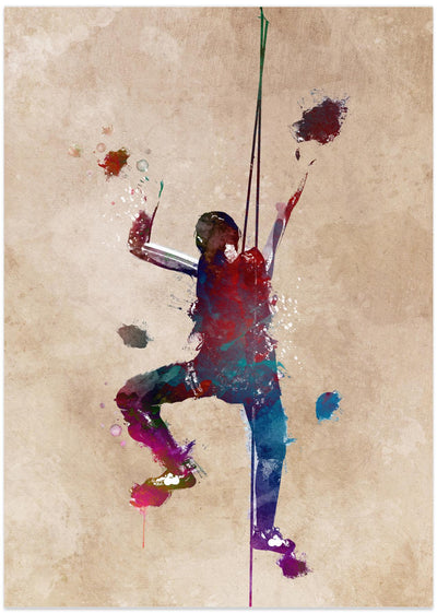 Sport Climber Art