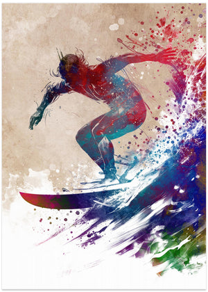 Surfing Sport Art
