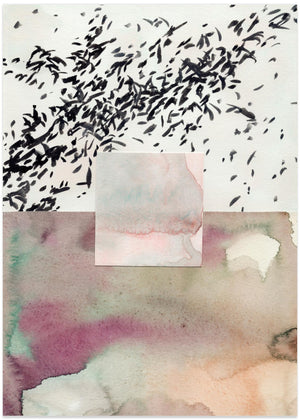 Watercolor abstract composition 7