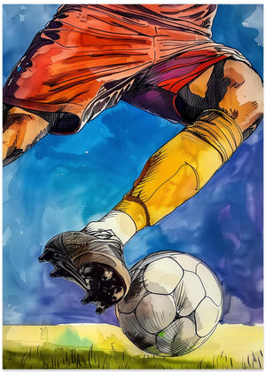 Sport Watercolor Football Player (1)