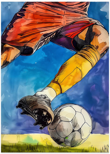 Sport Watercolor Football Player (1)