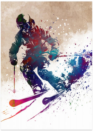 Sport Skiing art