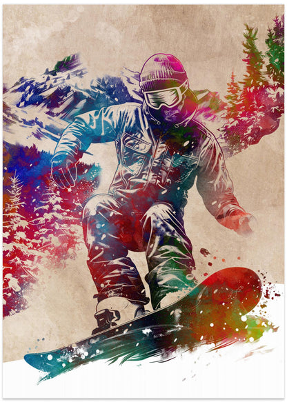 Sport Snowboard art 2