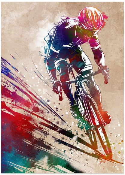Biker Art Cycling Sport 2