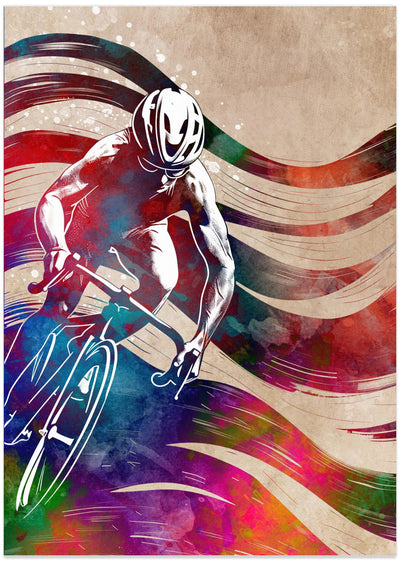 Biker Art Cycling Sport 1