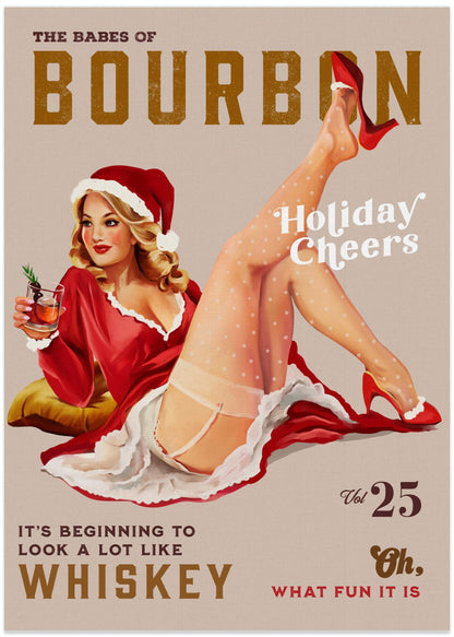 Babes of Bourbon Vol 25 Holiday Cheer Christmas Pinup