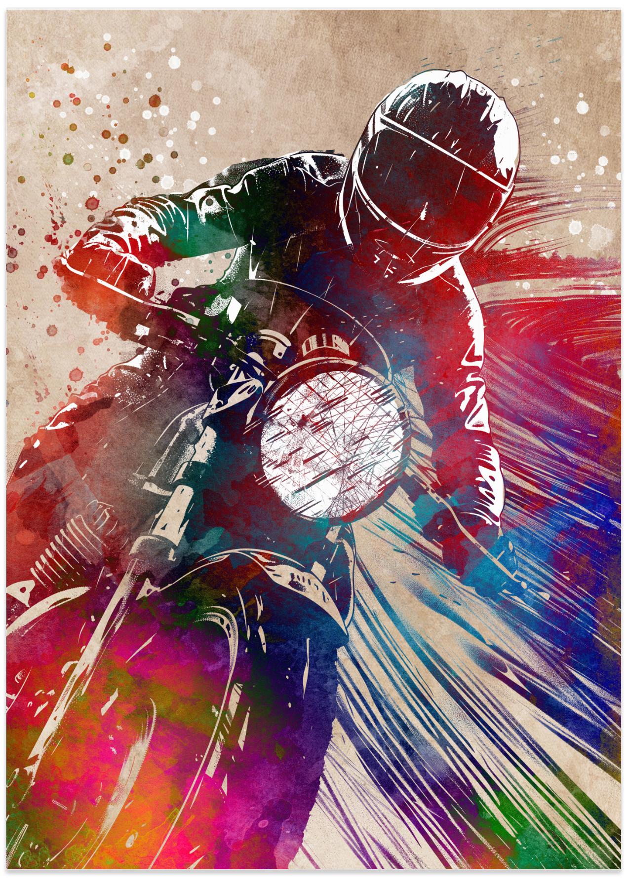 Sport Motor Rider Art