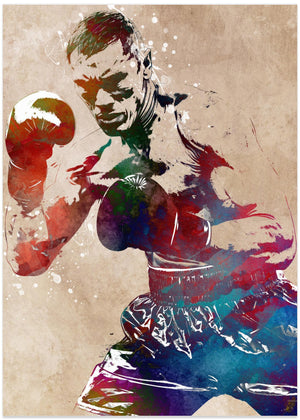 Boxing sport art