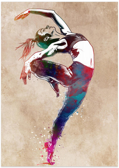 Gymnastics sport art