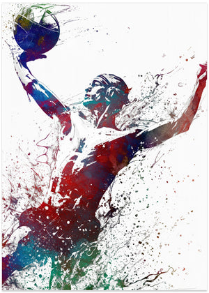 Water polo sport art