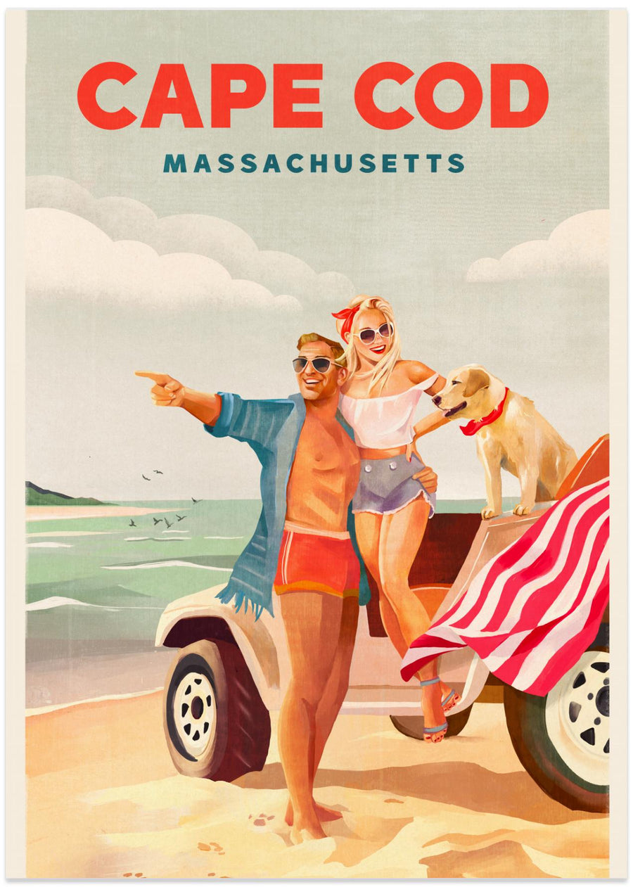 Cape Cod Massachusetts Summer Beach Art