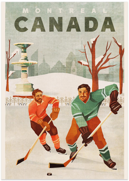Montreal Canada Pond Hockey Guys