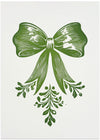 Christmas Bow Green