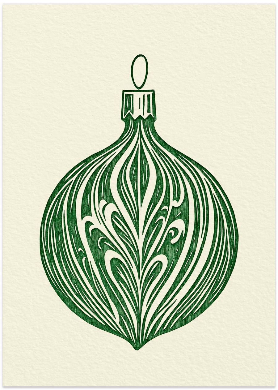 Woodcut Bauble