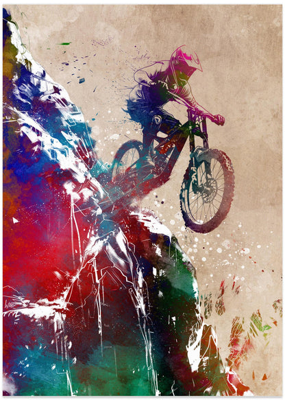 Bmx Biker Sport Digital Art