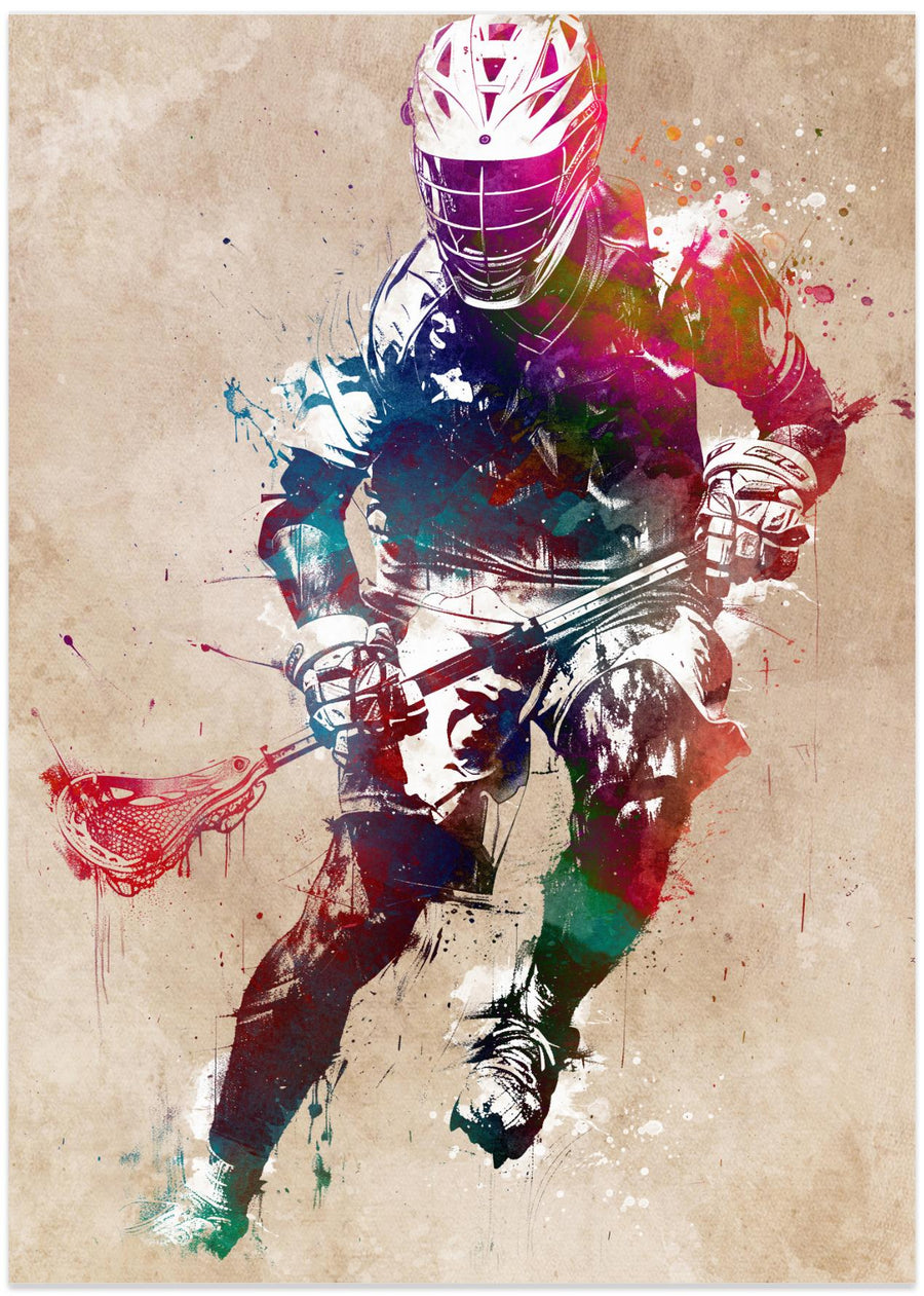 Lacrosse Player Sport Digital Art