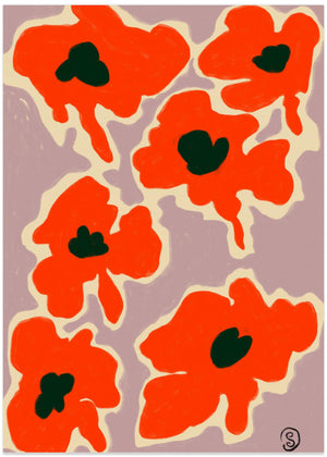 Vibrant Poppy Flowers