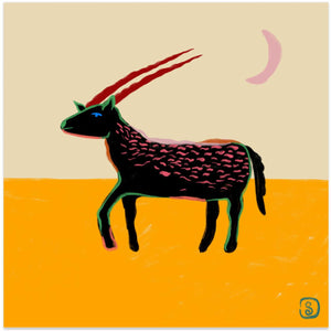 Stylized Animal With Vibrant Colors