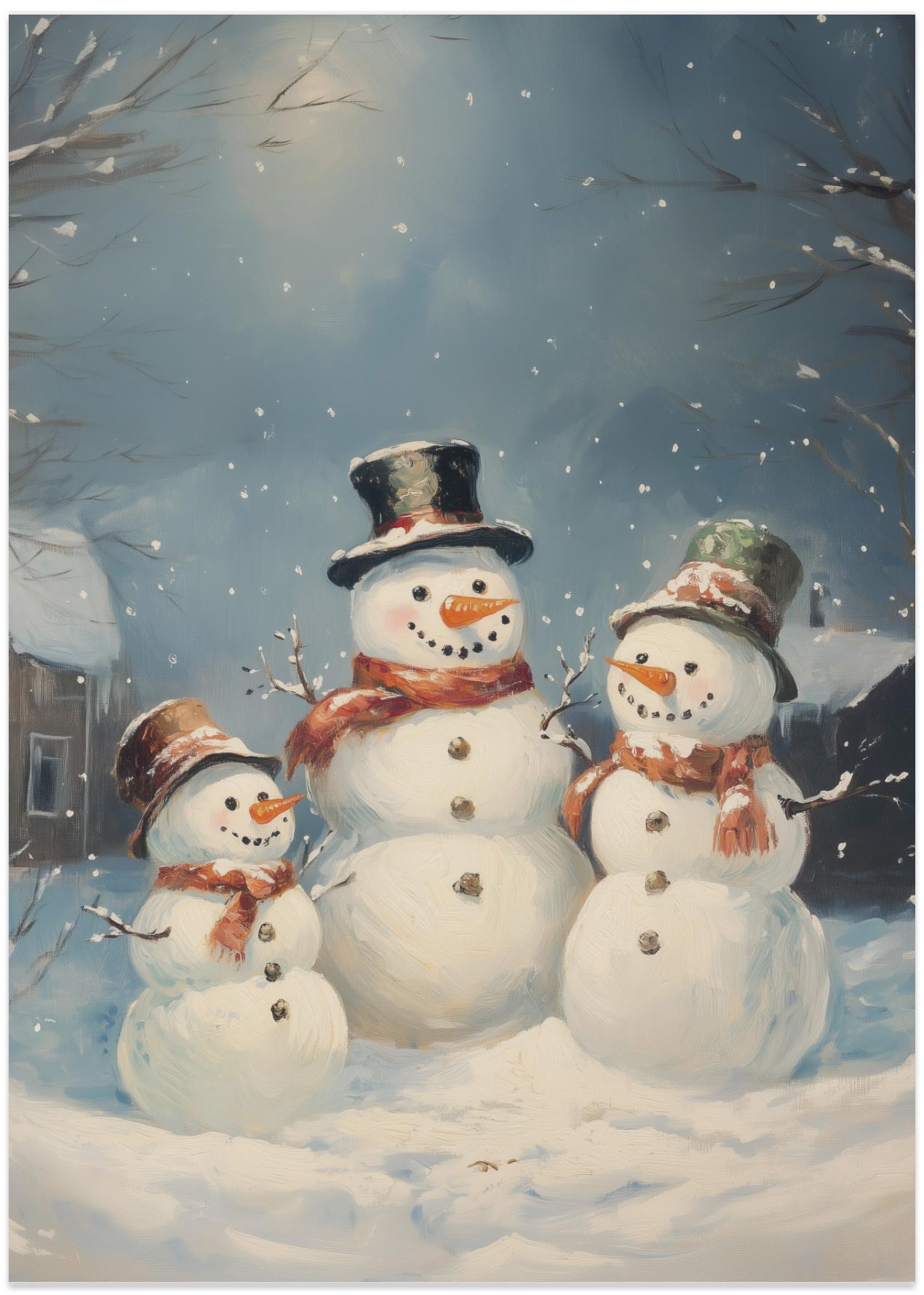 Snowman Family