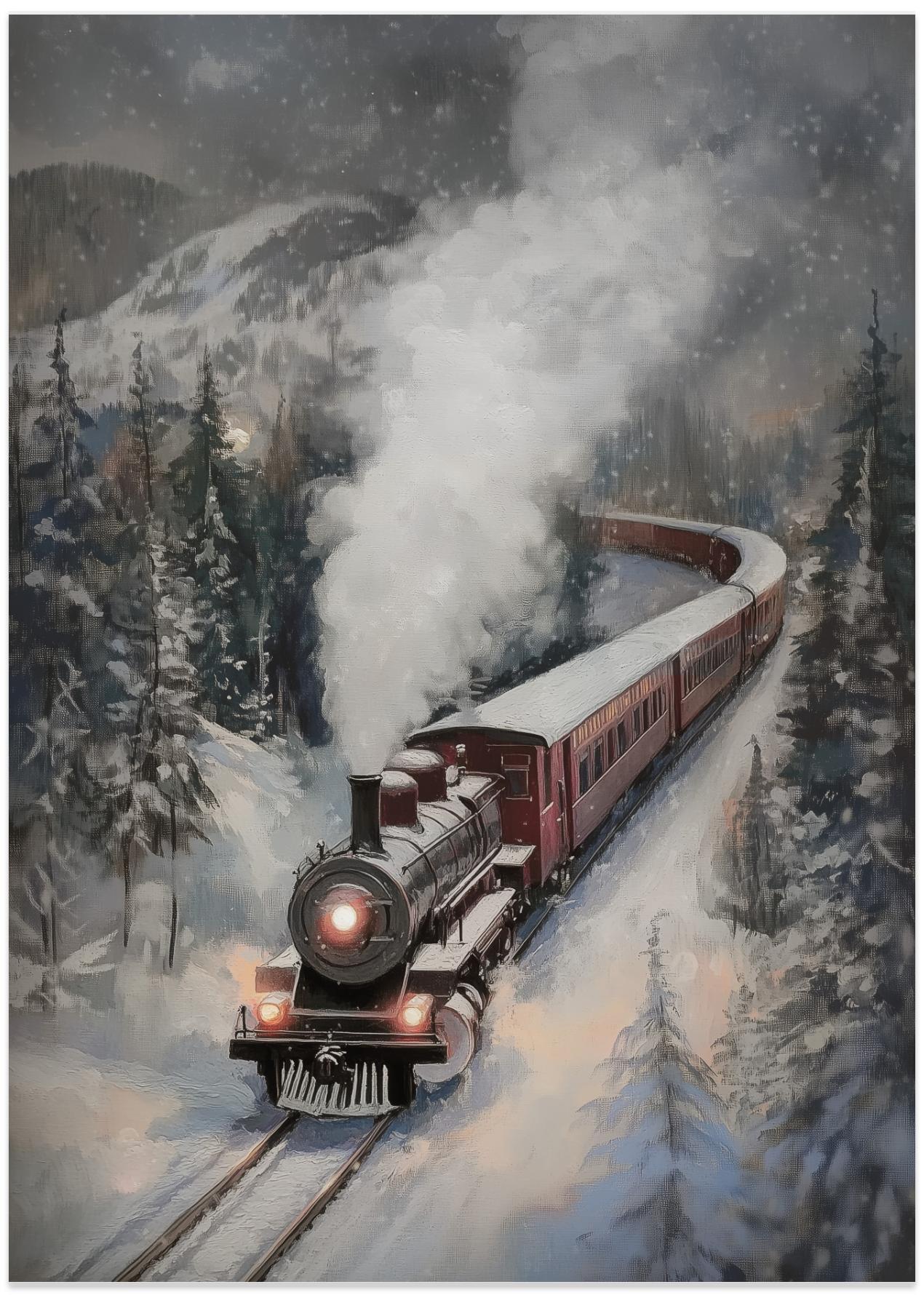 Snowfall Steam Train