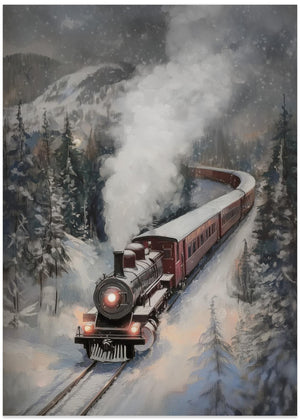 Snowfall Steam Train