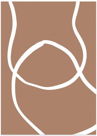 Abstract Lines Mocha 2