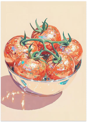Disco Ball Tomatoes in a Bowl
