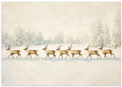 Winter Wonderland: Reindeer Procession