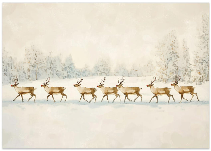Winter Wonderland: Reindeer Procession