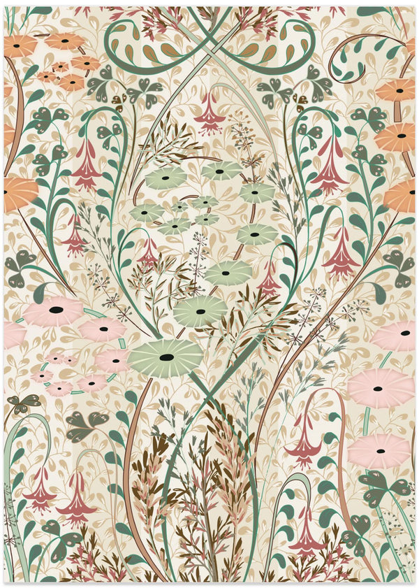 Meadow Scent Earthy Hues Pattern