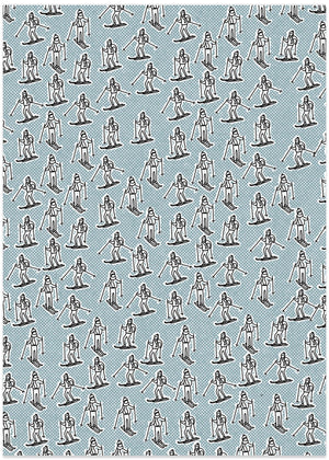 Vintage Ski Pattern