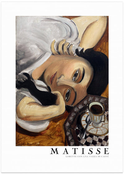 Lorette Con Una Tazza Di Caffe 1916 Boarder