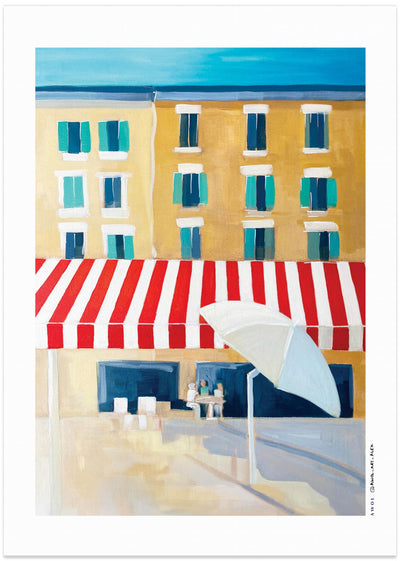Sunshine &amp; Croissants: French Riviera Summer Painting