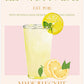 Refreshing Glass of Lemonade