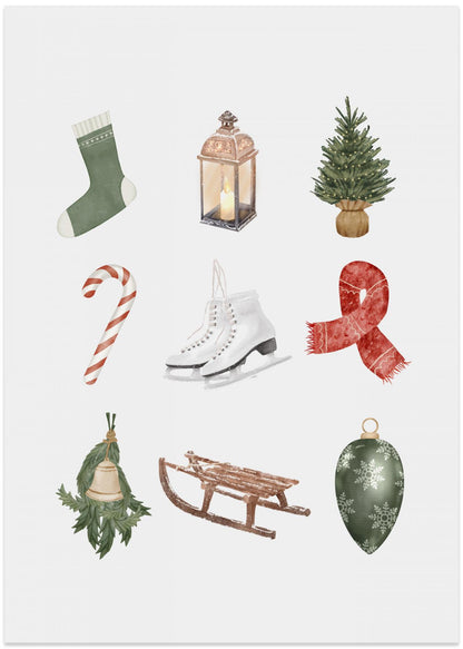 Nine Cute Christmas Items