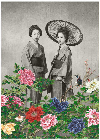 Vintage Japanese Peonies