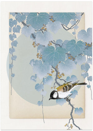 Delicate Bird and Foliage