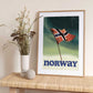 Norwegian Flag Aurora Sky