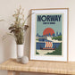 Norway Viking Ship Cityscape