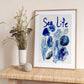 Indigo Sea Life Watercolor