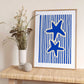 Whimsical Blue Starfish