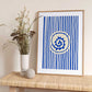 Blue Striped Shell