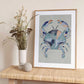 Coastal Blue Crab Painting