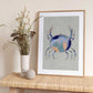 Serene Blue Crab