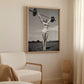 Marilyn Monroe treningsplakat – ikonisk retrofoto med vekter