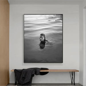 Kate Moss Swimming